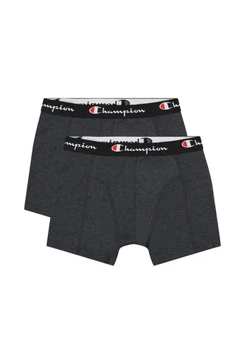 Champion Boxershorts Champion Herren Boxershorts 2-Pack U20001 EM501 CCOM Dunkelgrau