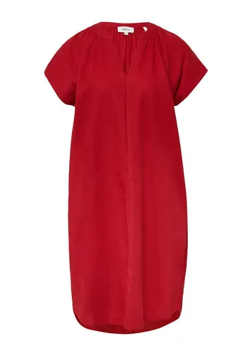 S.OLIVER Sommerkleid für Damen, Gr. 38, Chili Pepper - Kleider für Damen, casual und bequem dank elastischer Viskose-Qualität, ideal für warme Tage.