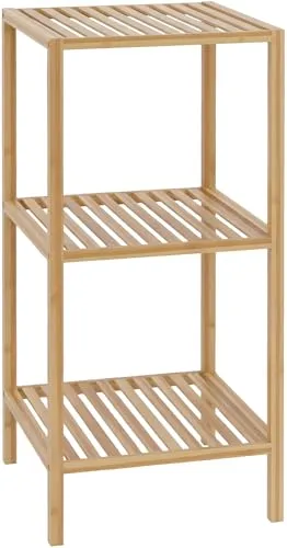 CLP Badregal stehend Bambus Zinnien