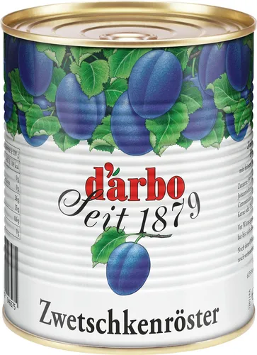Food-United ZWETSCHKEN-RÖSTER 6x 880g Fruchtdessert original von DARBO