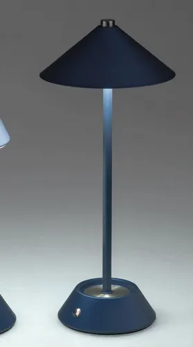 formano Nachttischlampe Touch, Fuß in Blau von formano