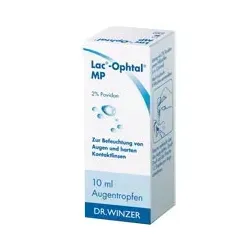 Lac-Ophtal MP 10 ML - Befeuchtende Augentropfen - Arzneimittel zur langanhaltenden Befeuchtung und Erfrischung der Augenoberfläche, ideal bei Trockenheitsgefühl und für Kontaktlinsenträger.