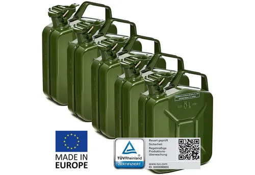 BW® Kraftstoffkanister Metall 5x 5 Liter von BW