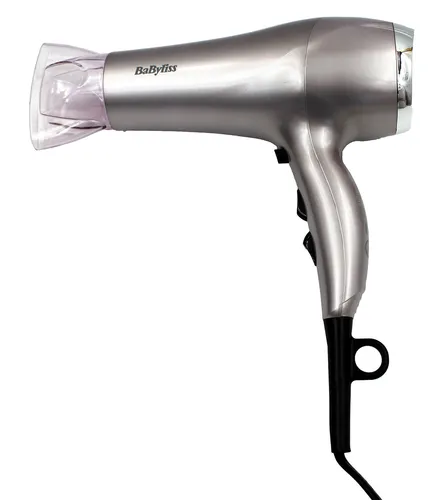 BABYLISS D781E DC Haartrockner Mauve - 2300 Watt - Haartrockner mit 2300W, Ionen-Technologie für weniger Frizz und glänzendes Haar. Titan-Keramik sorgt für gleichmäßige Wärmeverteilung und schützt vor Hitzeschäden.