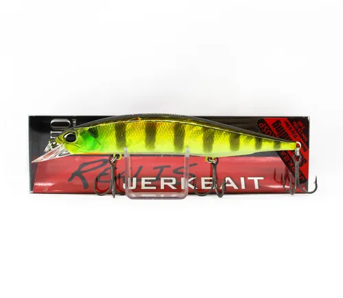 Duo Realis Jerkbait 120SP - Suspender Kunstköder AJA3055 - Suspender Kunstköder mit neutralem Auftrieb, ideal für das Angeln auf Barsch. Mit einer Länge von 120 mm und einem Gewicht von 18 g überzeugt der Jerkbait durch präzise Bewegung und attraktive Farbgebung.