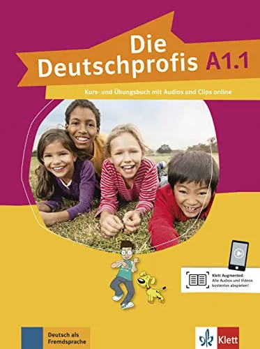 Die Deutschprofis A1.1: Kurs- und Übungsbuch mit Audios und Clips - Deutsche Sprache Allgemein, umfassendes Kursbuch für Anfänger mit interaktiven Audios und Videoclips zur Verbesserung der Sprachkenntnisse.
