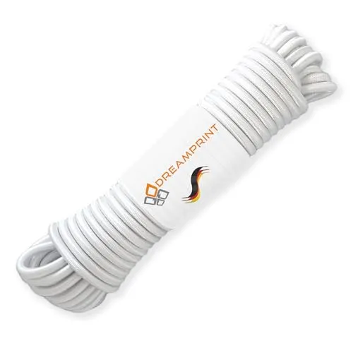 Dreamprint Expanderseil 10m Weiß 10mm Ø in weiß von Dreamprint
