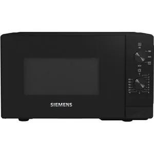 SIEMENS FF020LMB2 Mikrowelle 800 W schwarz - 20L Garraum, schnelle Zubereitung und spezielle Auftaufunktion für müheloses Kochen