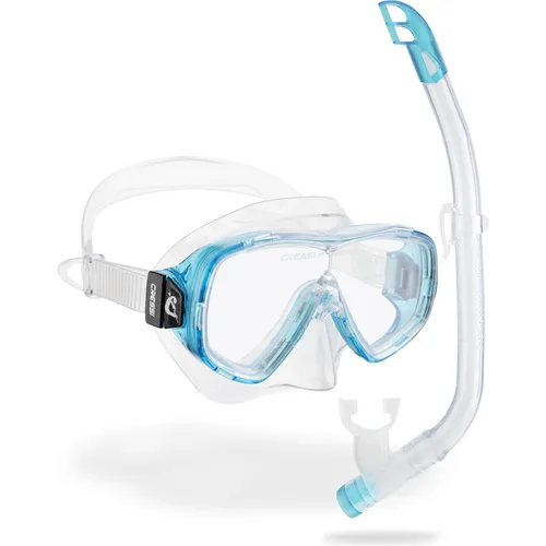 Cressi Schnorchelset Kinder Ondina & Top - Schnorchelset für Kinder mit hochwertiger Einglasmaske und anatomisch geformtem Schnorchel. Ideal für Schnorcheln und Schwimmen, bietet Sicherheit und Komfort.