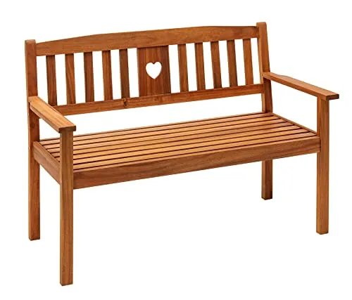Dehner Gartenbank Heart, 2- oder 3-Sitzer von DEHN