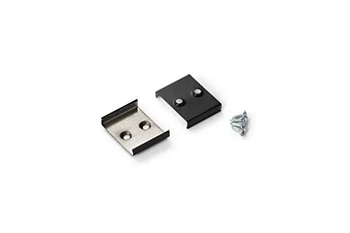 Schwarze Halterungen für LED Profil 3,2cm breit, 2er Set von MEC Light