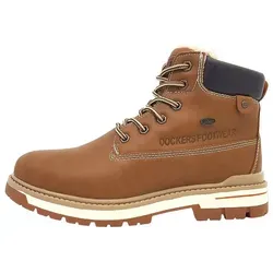 Dockers by Gerli Herren 45TG701 Combat Boots - Robuste Wanderschuhe in Braun - Wanderschuhe mit rutschfester Sohle und strapazierfähigem Obermaterial, ideal für Outdoor-Abenteuer und Alltag.