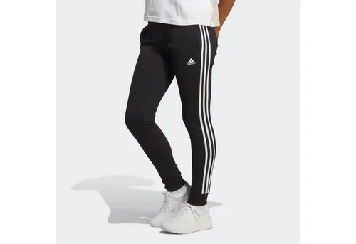 adidas Sportswear Sporthose ESSENTIALS 3-STREIFEN FRENCH TERRY CUFFED HOSE