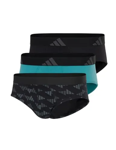 adidas Sportswear Slip Active Flex Cotton (3er Pack) schwarz S - Bequeme Unterwäsche im 3er Pack mit elastischem Logobund für optimalen Tragekomfort. Hergestellt aus atmungsaktiver Baumwollmischung, ideal für den täglichen Gebrauch.