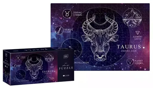 Puzzle 250 Zodiac Signs 2 Taurus Interdruk Puzzle 5902277341884