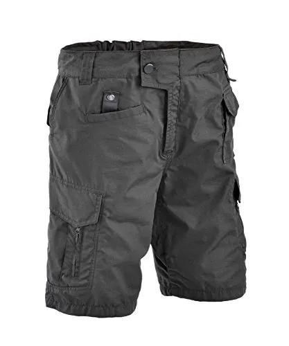 Defcon5 Advanced Tactical Shorts schwarz, Größe L - Wanderhosen mit taktischen Elementen, ausgestattet mit multifunktionalen Taschen und verstärkten Kanten für optimale Funktionalität und Stauraum.