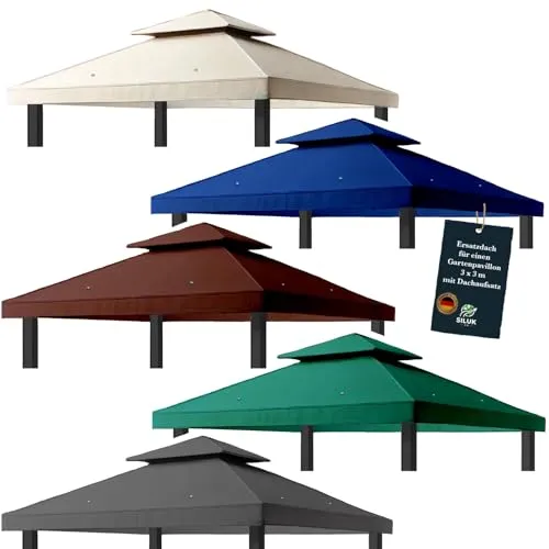 freigarten.de Ersatzdach für Pavillon 3x3m