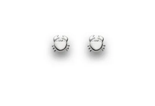 DUR Schmuck Ohrstecker KRABBE Silber 925/- - Maritimer Ohrstecker aus hochwertigem 925er Sterlingsilber, perfekt für Damen, die den maritimen Stil lieben.