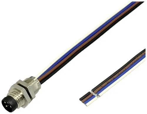 BKL Electronic 2703003 Sensor/Aktor Einbaustecker M12 0.5m Polzahl Sensoren: 3 1St.