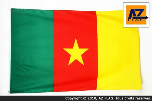FLAGGE KAMERUN 150x90cm in grün von AZ FLAG
