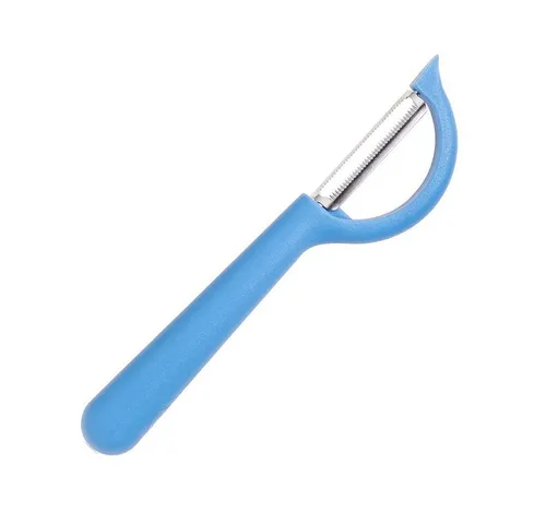 Kochblume Sparschäler P-Schäler Piranha, für Links- und Rechtshänder blau