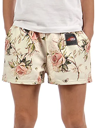 BEZLIT Kinder Mädchen Shorts Hot Pants Kurze Hose 30337 Creme-Rose 164