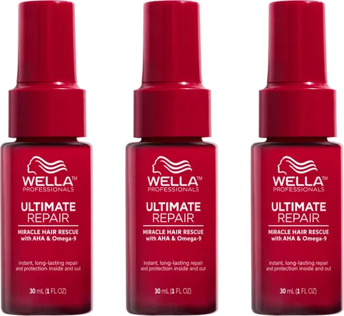 Produktbild Wella Ultimate Repair Miracle Hair Rescue 3x30 ml