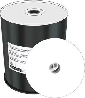 CD-R 700 MB Professional Line - 100 Stück - Rohlinge mit 52-facher Schreibgeschwindigkeit, ideal für hochwertige Audio- und Datenarchivierung. Bedruckbar und in praktischer Cake Box verpackt.