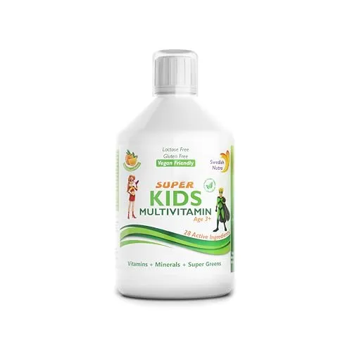 Multivitamin Super Kids von Swedish Nutra – Flüssige Vitamine für Kinder