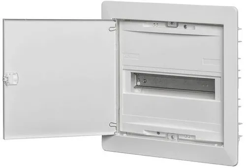 ABN Braun A12UP AMIGO Kleinverteiler-1R-UP - Unterputz-Kleinverteiler mit Schutzart IP30 und einfachem Türanschlagwechsel, ideal für Elektroinstallationen bis 63A.