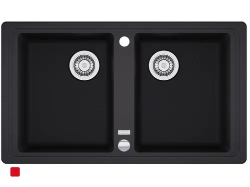 Franke Basis BFG 620-34-34 Onyx Granitspüle in schwarz von Franke