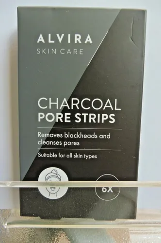 ALVIRA Holzkohle Porenstreifen 6 Stück