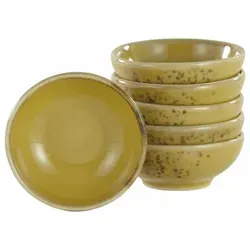 Creatable Dipschalenset 6-teilig, Currygelb in gelb von CreaTable