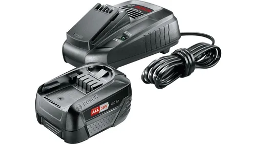 PBA 18V 4,0Ah + AL18 - Werkzeugakkus - Starter Set mit 4,0 Ah Akku für 60% längere Laufzeit, ergonomisches Design und kompatibel mit Bosch 14,4 und 18 Volt Akkus.