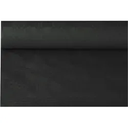 PAPSTAR Damast-Tischtuch (B)1,2 x (L)8 m schwarz - Schwarz in schwarz von PAPSTAR