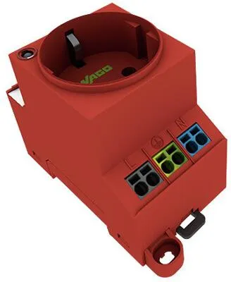 Steckdosen Rot von WAGO