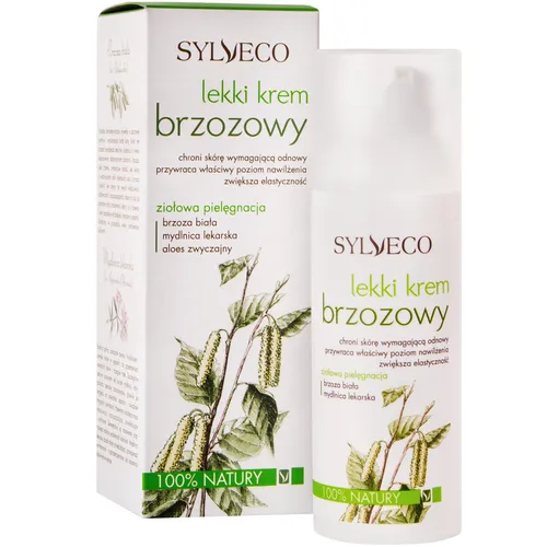 Sylveco Leichte Birkencreme mit Betulin 50ml leichte Birkencreme für das Gesicht