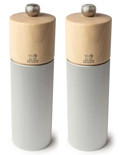Dekomiro Peugeot Set Line ALU Salz- und Pfeffermühle 18 cm
