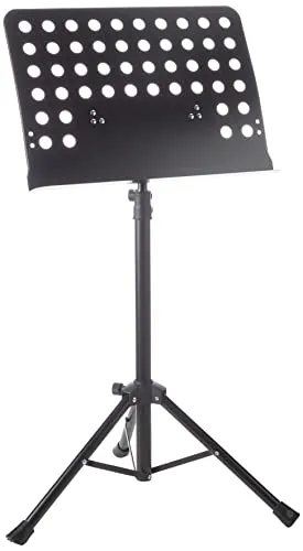 Thomann Orchestra Music Stand - Notenständer für Orchester, höhenverstellbar von 63 bis 114 cm, stabil und leicht mit nur 2,8 kg, ideal für Musiker, die Wert auf Qualität legen.