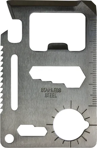 MIL-TEC® Survival Tool Silber mit Hülle