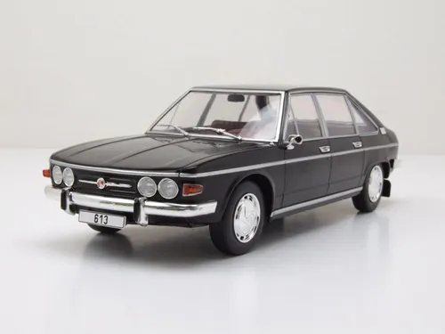 1:24 WHITEBOX Tatra 613 1976 Black Modellbau - Modellauto im Maßstab 1:24, detailgetreu und ideal für Sammler und Liebhaber klassischer Autos.