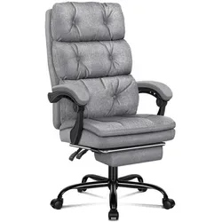 ALFORDSON Bürostuhl mit Doppellagigem Kissen - Ergonomischer Schreibtischstuhl für Komfort - Ergonomischer Bürostuhl mit 150° Neigungsverstellung und anpassbarer Sitzhöhe. Die doppellagige Polsterung sorgt für optimalen Komfort und Entspannung, ideal für lange Arbeitsstunden. Perfekt für jeden Arbeitsplatz.