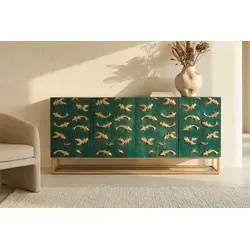 riess-ambiente Sideboard GOLDEN LAGOON 180cm türkis/gold in gold von Riess-Ambiente