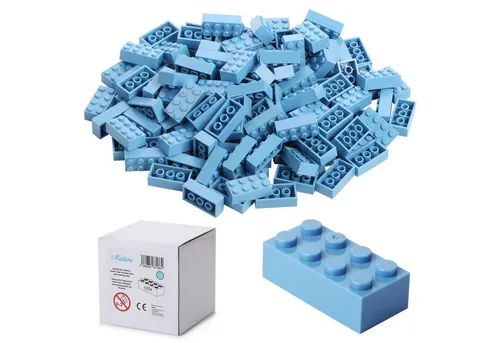 Katara 120 Steckbausteine 4x2 Noppen, Spielzeug Konstruktionsspielsteine, (Packung), 100% Kompatibel Sluban, Papimax, Q-Bricks, LEGO®