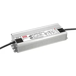 MW HLG-320H-24AB - Dimmbare LED-Trafo, 320 W, 24 V DC - Treiber mit festen Anschlussleitungen, ideal für LED-Beleuchtung mit 3-in-1 Dimmfunktion (1...10V DC, PWM, Potentiometer) und umfassendem Schutz gegen Überlast und Kurzschluss.