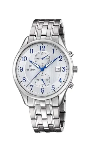 Festina Sport Watch F6854/A - Armbanduhren für Herren mit 30 Meter Wasserfestigkeit, robustem Edelstahlgehäuse und 2 Jahren Herstellergarantie – ideal für aktive Männer.