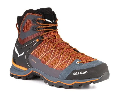 Salewa Mtn Trainer Lite Mid GTX Wanderschuhe - Wasserdicht und Leicht für Herren - Wanderschuhe für technische Wanderungen, extrem leicht und wasserdicht dank GORE-TEX®; bietet optimalen Halt und Flexibilität auf jedem Gelände.