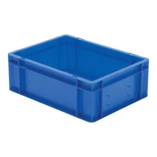 LA-KA-PE Transport-Stapelkasten B400xT300xH145 mm gelb, geschlossen ohne Griffloch