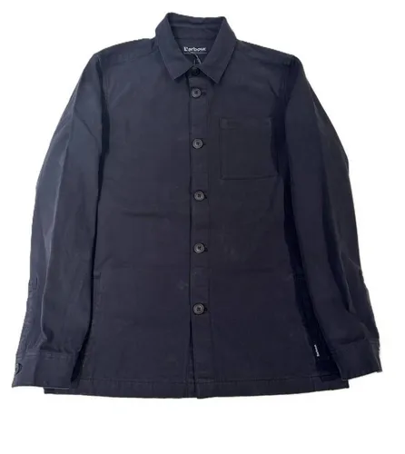 Barbour Hemdjacke Overshirt Washed blau M - Modisches Overshirt in Navy, aus 100% Baumwolle für hohen Tragekomfort. Ideal für lässige Looks und vielseitig kombinierbar. Pflegeleicht bei 30°C waschbar.
