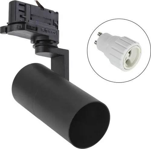 Spectrum LED 3-Phasen Stromschienenstrahler MADARA MINI II GU10 Spot IP20 max. 50W schwarz verstellbar